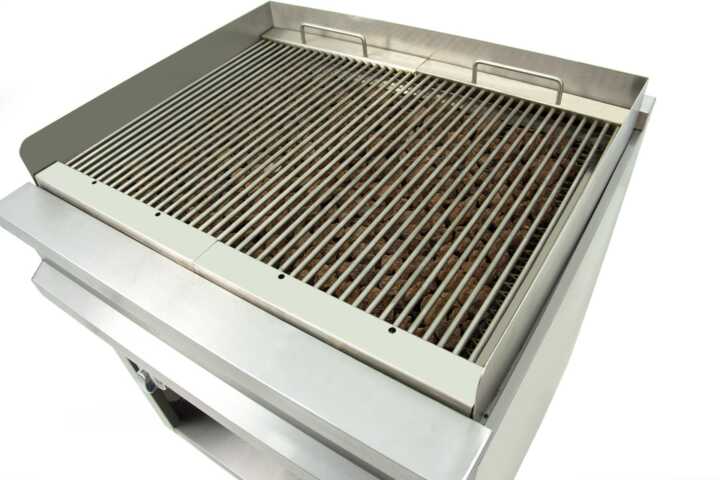 Grelhador a Gás de Pedra Vulcânica Linha 700 com 2 Queimadores 80cm