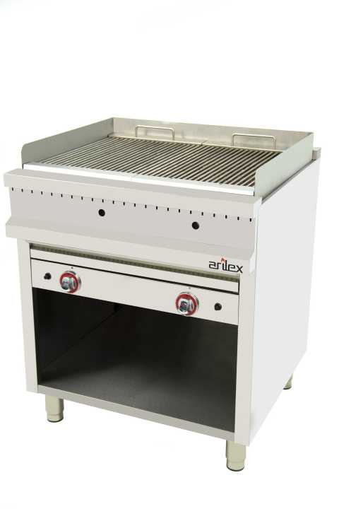 Grelhador a Gás de Pedra Vulcânica Linha 700 com 2 Queimadores 80cm