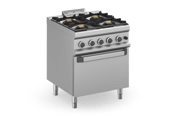 Fogão a Gás 4 Queimadores com Forno a Gás - Linha 700