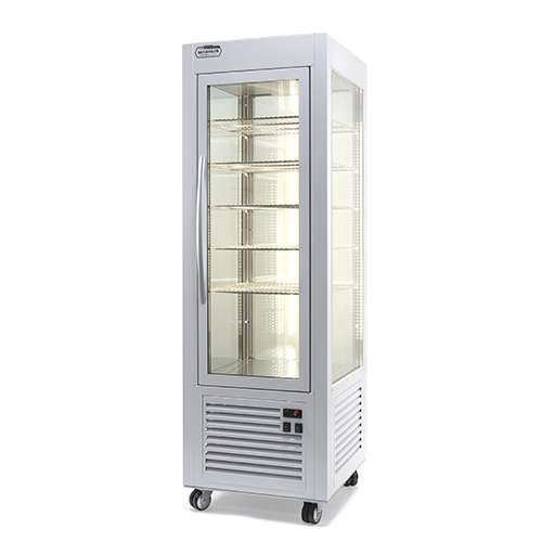 Armário Expositor Panorâmico Refrigerado 360L - Branco