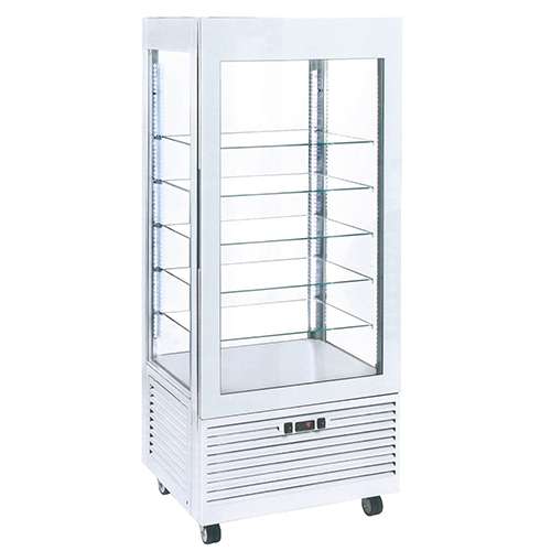 Armário Expositor Panorâmico Refrigerado 480L Branco