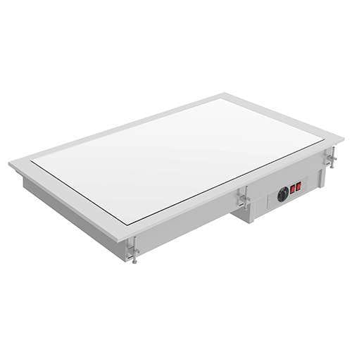 Buffet Encastrável Vitrocerâmica Aquecido 4x GN1/1 Branco