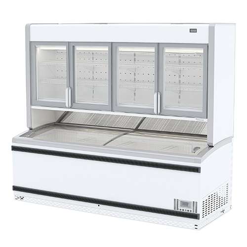 Expositor Congelados Vertical Duplo, 1861L, C/ Descongelação Automática