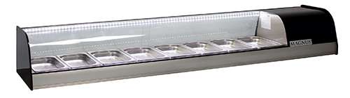 Vitrine Refrigerada para Tapas 8 GN 1/3, 1730mm