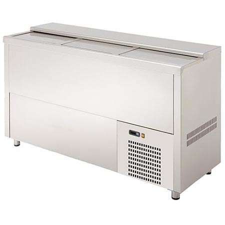 Arrefecedor de Garrafas Inox 297L com 3 Portas (2ºC a 6ºC)