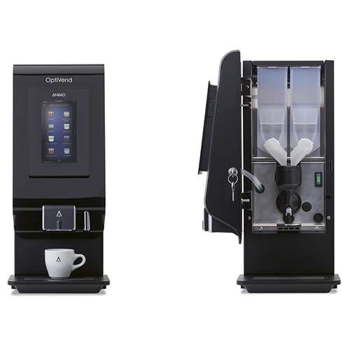 Máquina Automática para Bebidas Instantâneas, 2 Depósitos, Táctil
