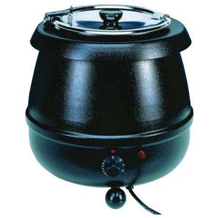Panela de Sopa Elétrica Banho-Maria 10L, Ø 360mm