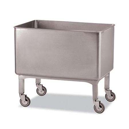 Carro de Roupa Húmida em Aço Inoxidável, 185 L