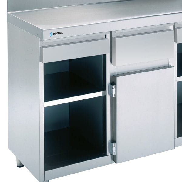 Mesa de Trabalho Inox 1 Gaveta p/ HORECA 1000x600x1045mm