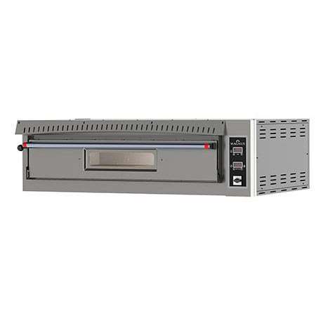 Forno de Pizza Elétrico Digital: 1 Câmara (1050x1050x150 mm) para 9 Pizzas