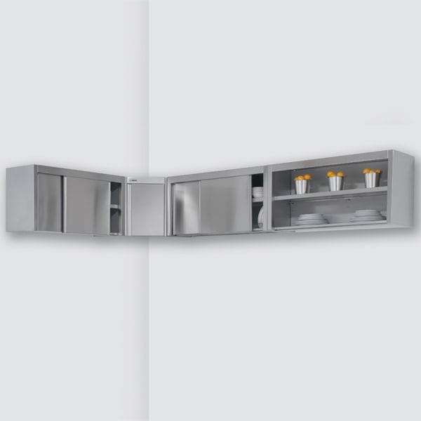 Armário de Parede em Aço Inox 1800x400x600mm