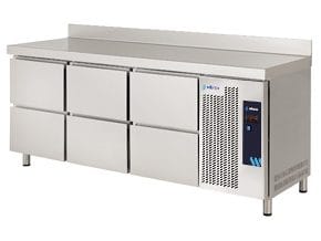 Mesa Refrigerada 2017x600x850mm com Gavetas – Linha 600