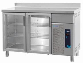 Mesa Refrigerada Bar com Porta de Vidro - 2 Portas, 335L