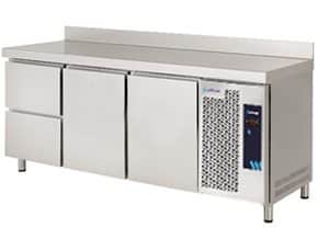 Mesa Refrigerada Gastronorm GN 1/1, 2 Portas, 2 Gavetas, Linha 700