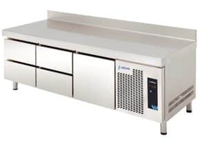 Mesa Refrigerada Baixa Gastronorm Linha 700 5 Gavetas