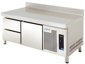 Mesa Refrigerada Baixa Gastronorm 134 cm 3 Gavetas
