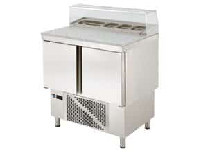Mesa Refrigerada Saladete Pizzaria Granito GN 100mm 200L
