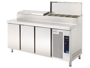 Mesa Refrigerada Saladete Pizzaria Linha 700 GN 1/4