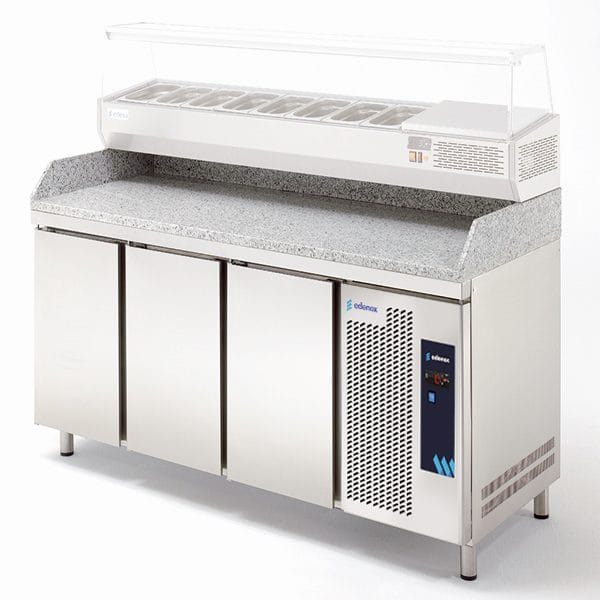 Mesa Refrigerada para Preparação de Pizzas 179x70x85 cm