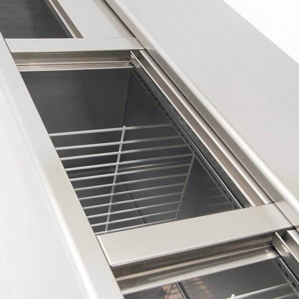 Arrefecedor Garrafas Aço Inox 420L +2°/+8°C