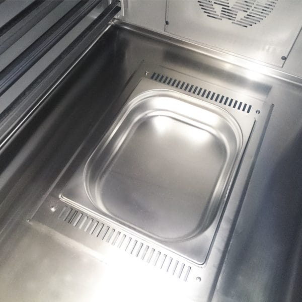 Carro Quente Inox 20 Pratos GN 2/1, 1 Porta, 230V