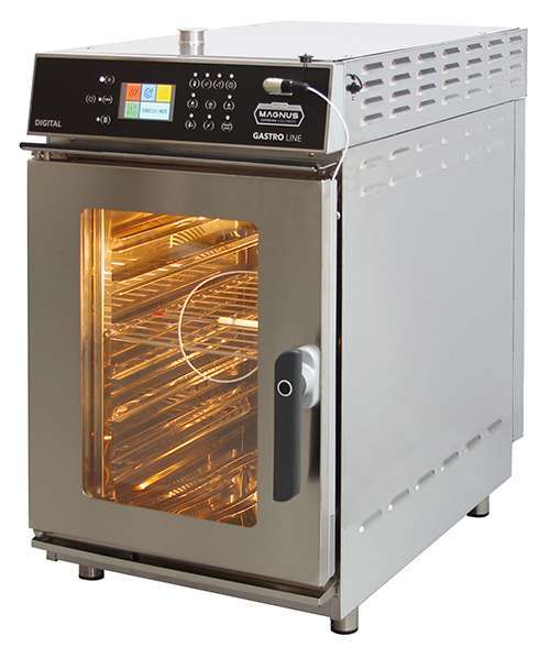 Forno Convetor Misto Elétrico, 7x GN1/1, Função Vapor Direto