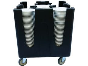 Carrinho Transporte Pratos Polietileno 180-480 Pratos (Ø18-32 cm)