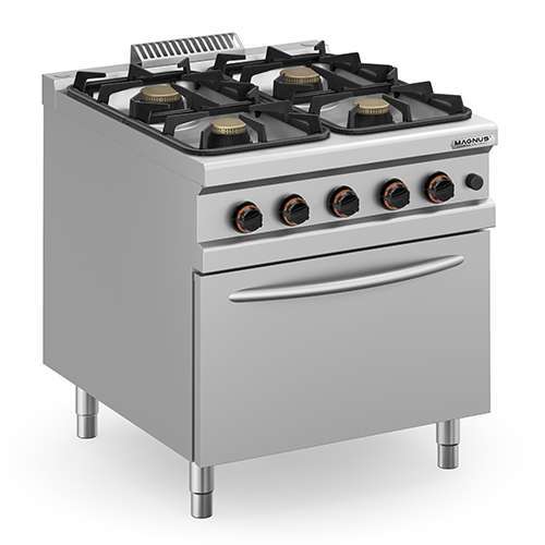 Fogão a Gás Linha 900 com 4 Queimadores e Forno a Gás