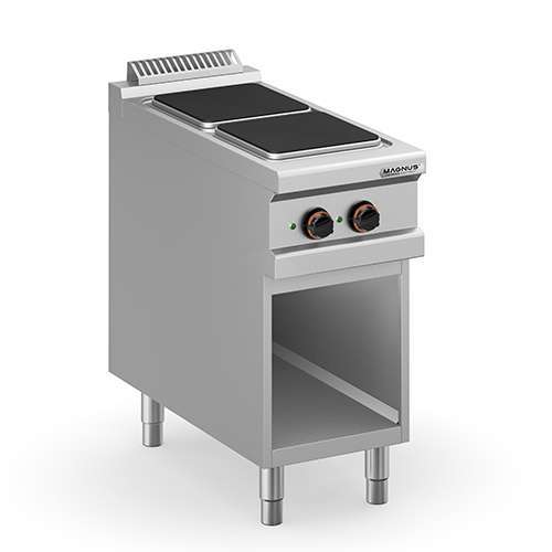 Fogão Elétrico Linha 900 com 2 Placas Quadradas 6 kW
