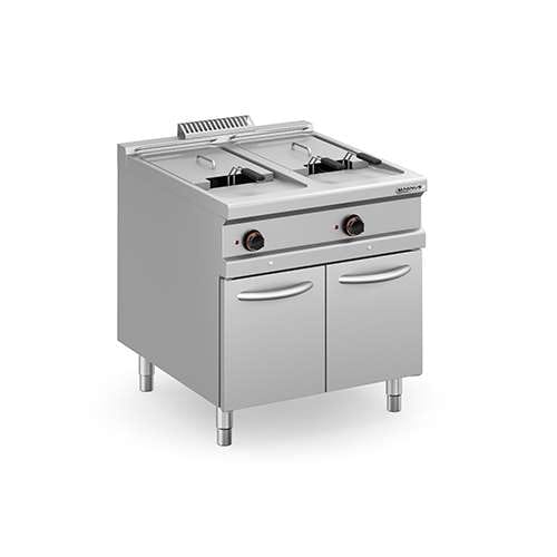 Fritadeira Elétrica Linha 900, 2x20 Litros, Móvel