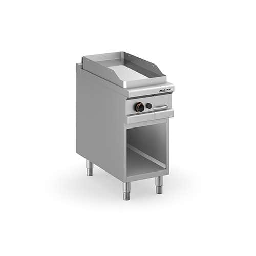 Fry-top a Gás Linha 900, Placa Lisa Cromoduro, Móvel 38x72 cm
