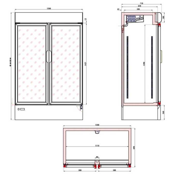 Mural Refrigerado Expositor Edenox 1030L