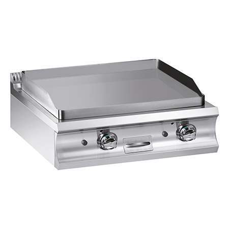 Fry-Top a Gás Linha 900, Placa Lisa Cromoduro, 780x720 mm