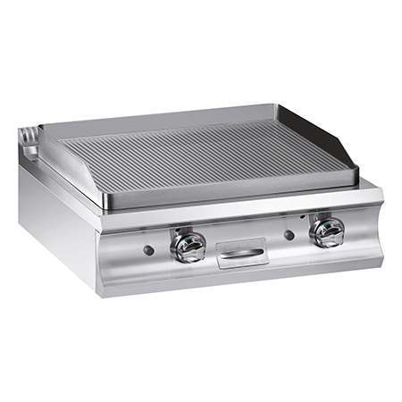 Fry-top a Gás Linha 900, Placa Canelada 780x720 mm