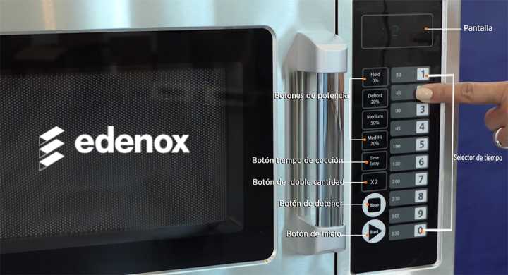 Micro-ondas Profissional 34L 1800W para Cozinha Industrial