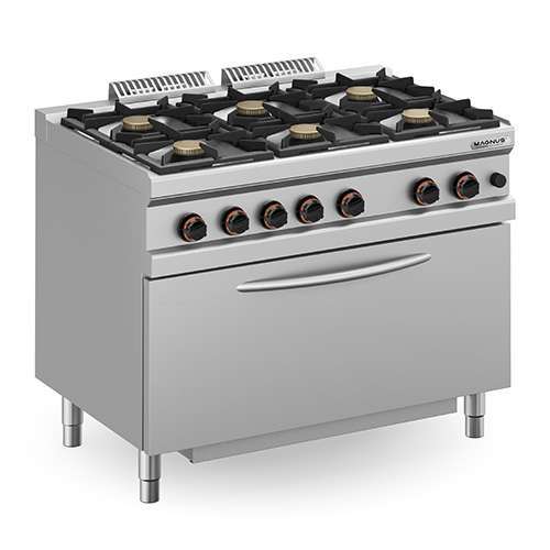 Fogão a Gás Linha 700: 6 Queimadores e Forno Maxi a Gás