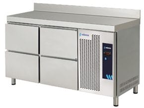 Mesa Refrigerada 4 Gavetas 1492x600mm -2ºC a +8ºC