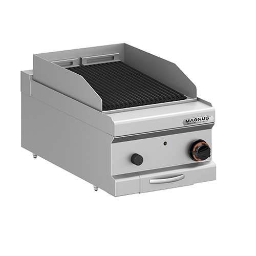 Grelhador Pedra-Lávica a Gás Linha 900, Bancada 40cm