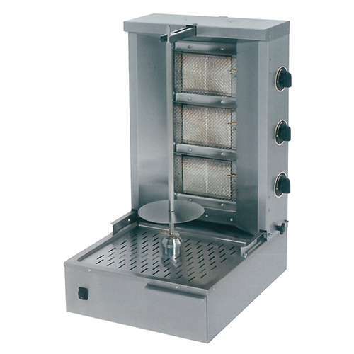 Assador Gyros/Kebab a Gás 25 kg – 3 Queimadores Infravermelhos