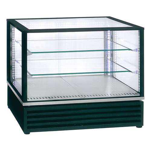 Vitrine Refrigerada Expositora de Balcão 2x GN1/1 – Preto