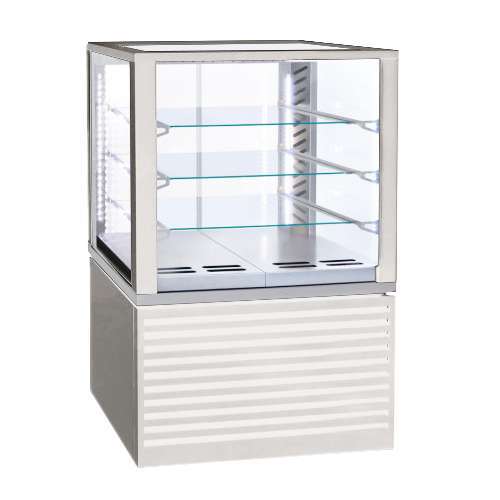 Vitrine Panorâmica Refrigerada 2x GN1/1, 3 Prateleiras - Branca