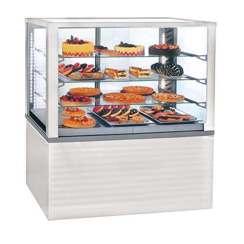 Vitrine Panorâmica Refrigerada 3x GN1/1, 1200mm – Branca