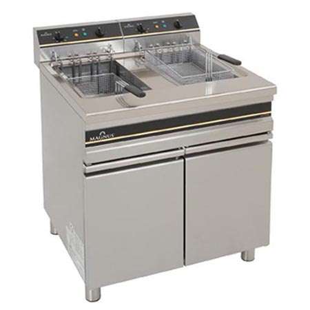 Fritadeira Elétrica Linha 700, 20+20 Litros, com Móvel