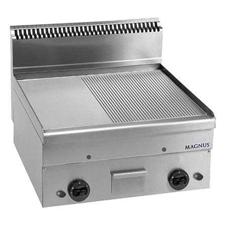Fry-top a Gás Duplo Cromoduro 600x510mm, Linha Bancada