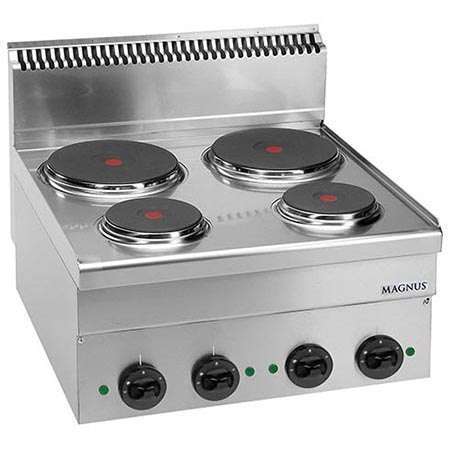 Fogão Elétrico Bancada Linha 550 com 4 Placas Redondas (8.2 kW)