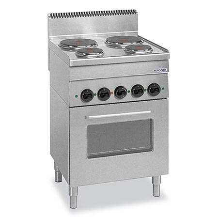 Fogão Elétrico Linha 600 com 4 Placas e Forno Ventilado