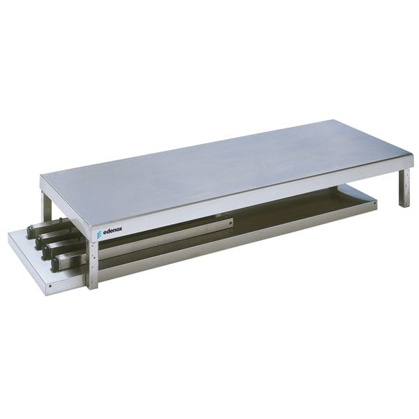 Bancada de Trabalho Central em Inox 304 – 220x70cm Desmontada