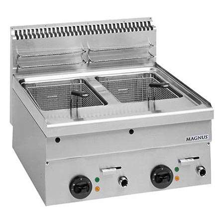 Fritadeira Elétrica Dupla 10+10L Bancada Linha 550