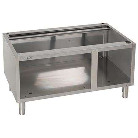 Base Aberta Inox Linha 600, 1000 mm, Pés Reguláveis