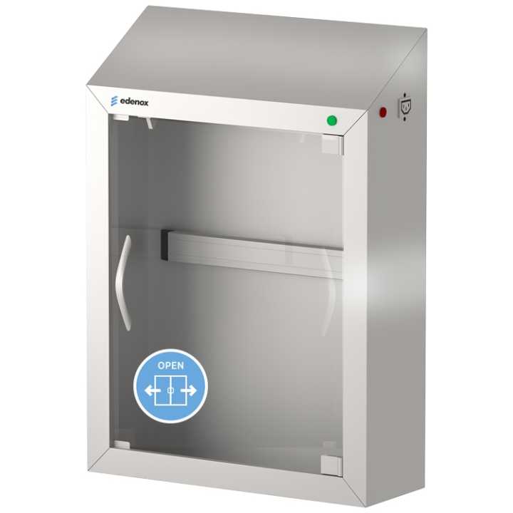 Armário Esterilizador Ozono ECO-500, Aço Inox, 16 Facas
